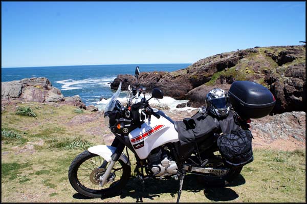 O prazer de viajar de moto