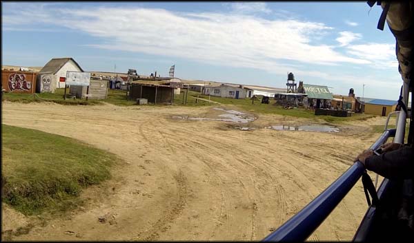Centro da vila de Cabo Polonio
