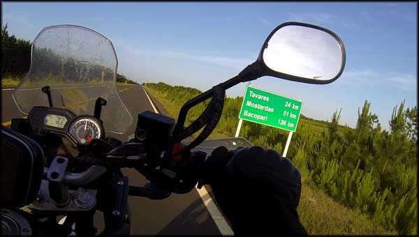 Estrada do Inferno, indo para Tavares/RS