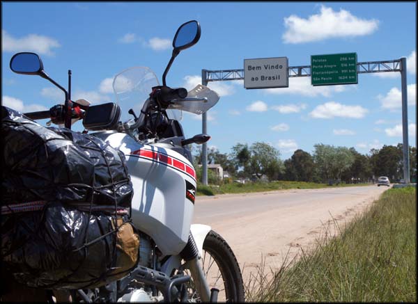 Fronteira com Uruguai, entrada no Brasil