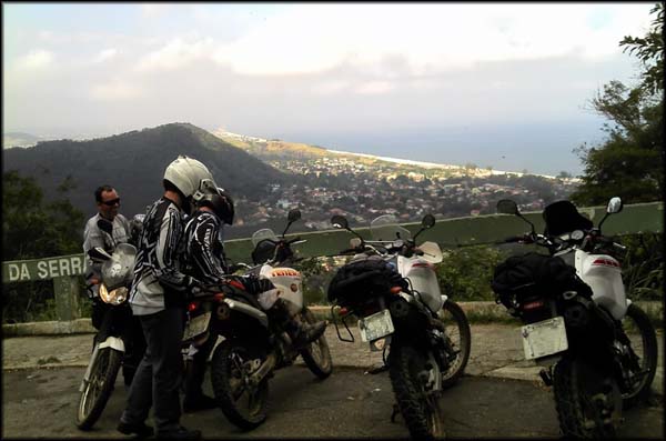Parada no Mirante da Serra da Tiririca