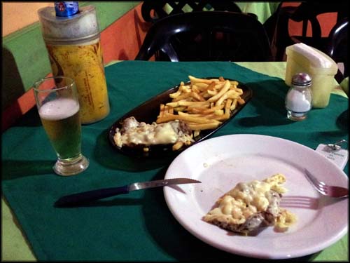 Jantar em Tavares, fraquinho...