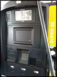 posto de combustível no Uruguai