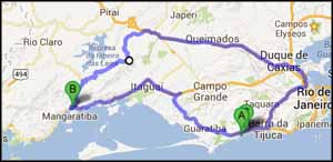 mapa serra do piloto