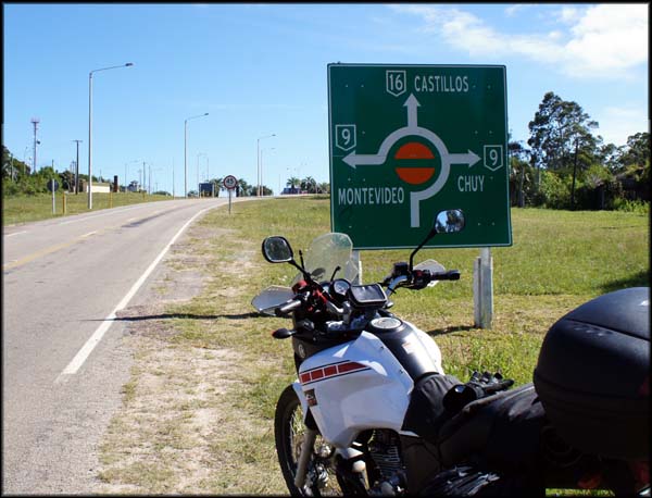 De volta à Ruta 9, partindo pro Chuí