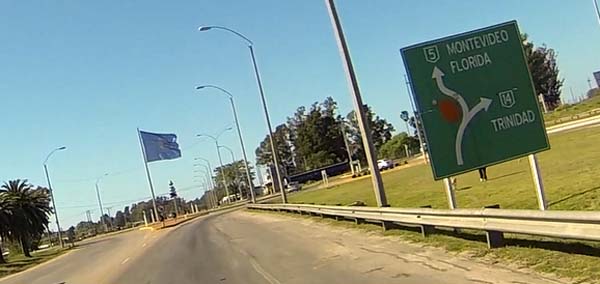 Saindo de Durazno, vamos pra estrada!